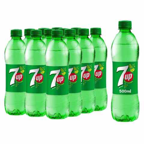 7 Up Carbonated Soft Drink 500ml x12