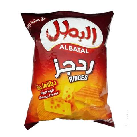 تسوق البطل شيبس بطاطس ريدجز بنكهة الجبن 155جرام أون لاين - كارفور السعودية