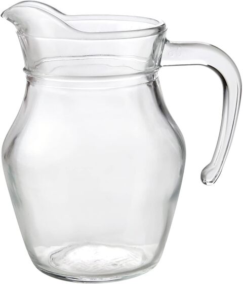 Royalford Asthray Glass Jug with Plastic Lid - 1000ML