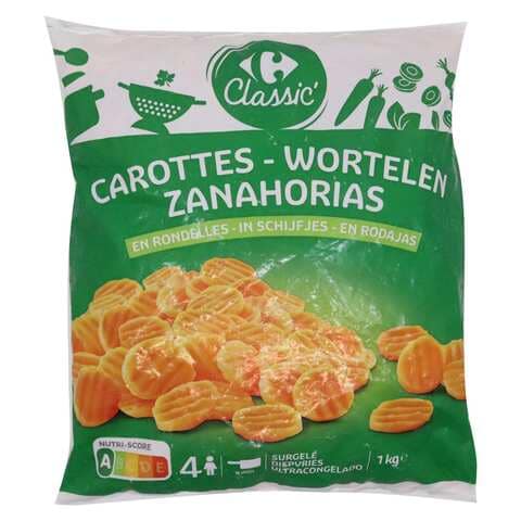 Buy Carrefour Frozen Carrots In Slices 1kg in Saudi Arabia