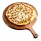 Billi Round Paddle Pizza Board Brown 41x31x1.5cm