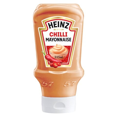 Heinz Mayonnaise Chilli Top Down Squeezy Bottle 225ml