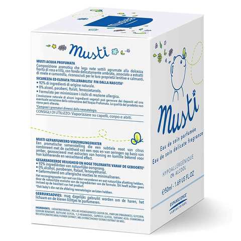 Mustela Musti Baby Water Treatment Clear 50ml