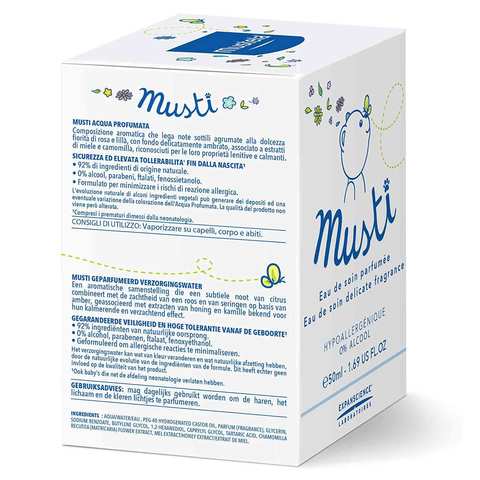 Mustela musti eau de soin hot sale perfume 50ml