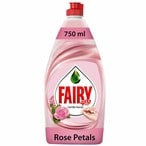 Buy Fairy Gentle Hands Rose Petals Dishwashing Liquid Soap 750ml in UAE