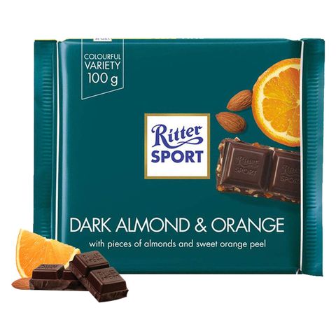 Ritter Sport Dark Almond &amp; Orange Chocolate 100g