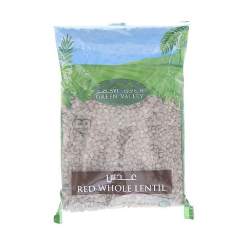 Green Valley Red Whole Lentil 500g