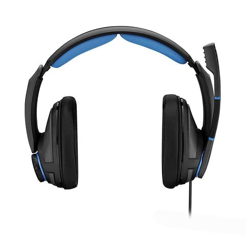 Sennheiser Wired Over-Ear Headphones With Mic Black/Blue