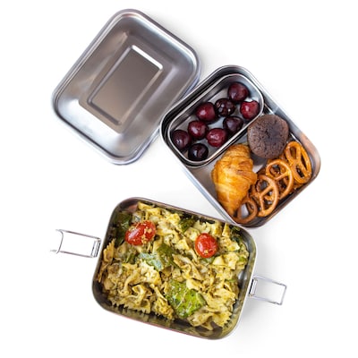 Bamboo Bark Tritan Lunch box with 4-6 compartments