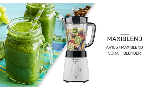 AArzum 1.5 Litres Maxiblend Jug Blender 500W AR1057