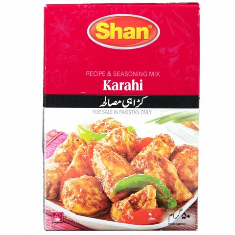 Shan Recipe &amp; Seasoning Mix Karahi Masala 50 gr