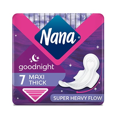Nana Ladies Pads Maxi Good Night 7 Pads