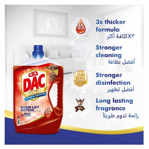 Dac Gold Cleaner + Disinfectant Oud 3L
