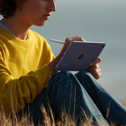 Apple iPad Mini 2021 (6th Generation), 8.3 Inch, 64GB, Wi-Fi, Purple - International Version (With FaceTime)