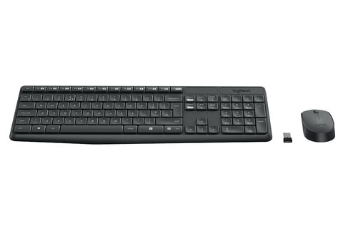 Logitech MK235 Wireless Keyboard With Mouse Combo Black