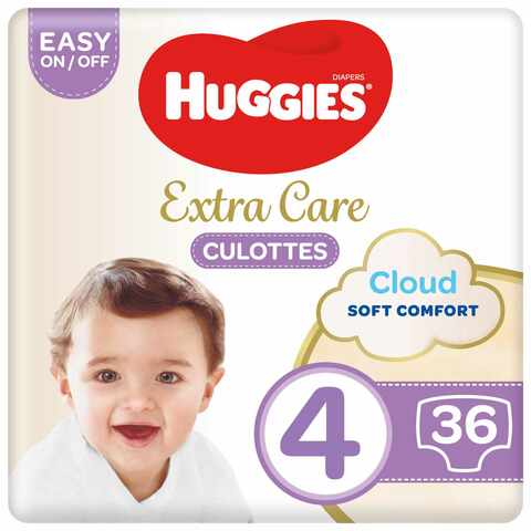 Huggies Extra Diaper Pants Size 4 9-14kg White 36 price in UAE | Carrefour UAE | supermarket kanbkam