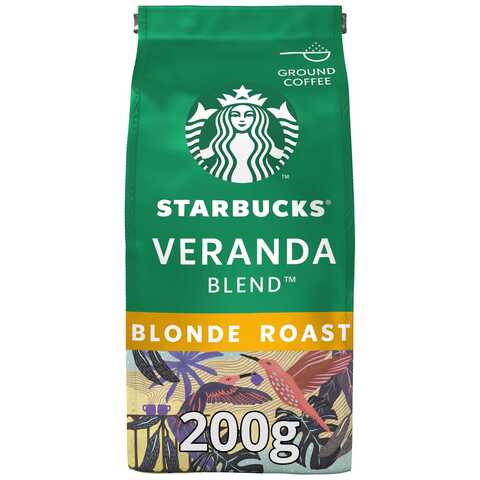 Starbucks Blonde Veranda Roast Ground Coffee 200g