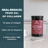 Ancient Nutrition Collagen Powder Protein With Vitamin C And Probiotics, Multi Collagen Protein, Unflavored, 24 Servings, Hydrolyzed Collagen Peptides Supports Skin And Nails, Gut Health, 8.6Oz