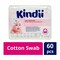 Kindii Baby Sensitive Cotton Sticks - 60 Count