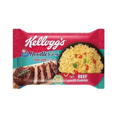 Kellogg&#39;s Beef Flavour Noodles - 70 grams