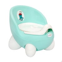 Milk&amp;Moo Potty Chair, BPA Free Potty Training Seat Toilet, Safe, Comfortable, Non Slip, Has Lid and Removable Container, Easy To Clean, Toddler Potty, For Baby Girls and Boys