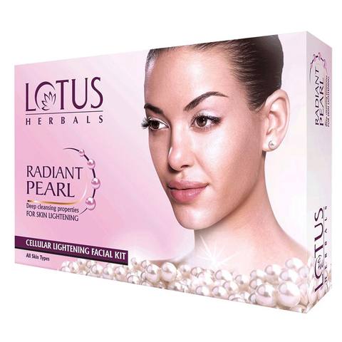 Lotus Herbals Radiant Pearl Cellular Lightening Facial Kit White