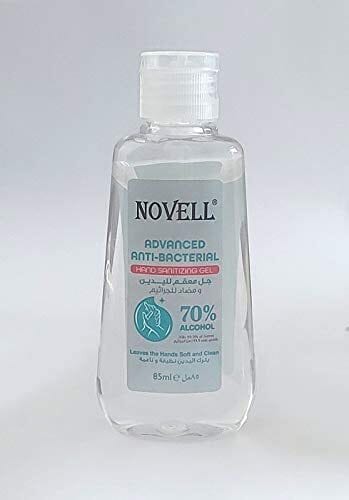 Buy Novell Anti-Bacterial Hand Gel SJ 85ml in Saudi Arabia