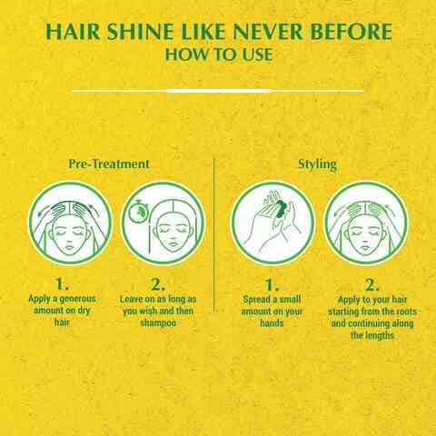 Dabur Vatika Naturals Dandruff Guard Hair Styling Cream Yellow 210ml