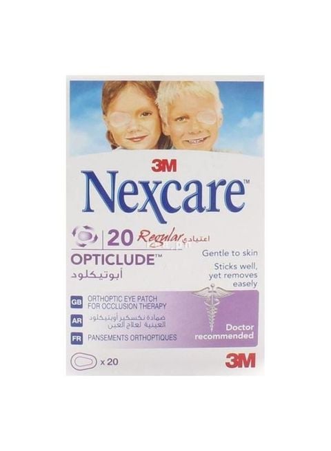 Nexcare 20-Piece Opticlude Eye Patch Regular