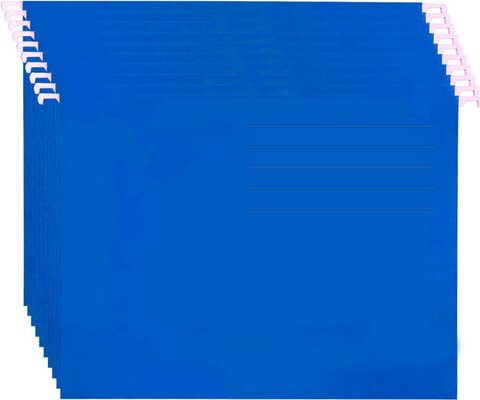 Buy Hanging File Folders, Pack of 10 Blue Suspension Files for