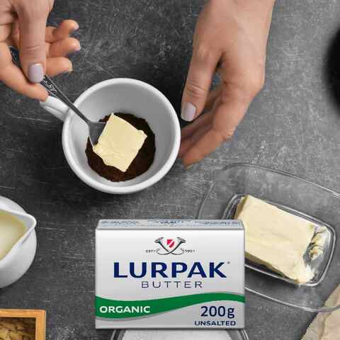 Lurpak Organic Unsalted Butter 200g