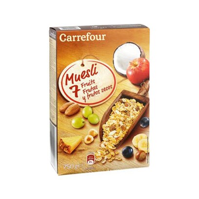 Carrefour Muesli Flakes Cereal 750 Gram