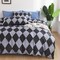 LUNA HOME King size 6 pieces Bedding Set without filler, Diamond Design