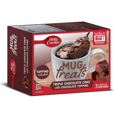 Betty Crocker Mug Treat Triple Chocolate Mix 255g