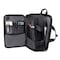 Arctic Hunter Travel Backpack Convertible Top loader 17 Inch Expandable Messenger Bag Water Repellant TSA Friendly Multi Pocket Laptop Bag for Unisex B00540 Black