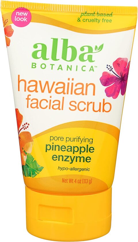 Alba Botanica Pineapple Enzyme Facial Scrub, 113ml