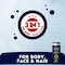 NIVEA MEN 3in1 Shower Gel Body Wash Active Clean Charcoal Woody Scent 250ml