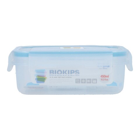 Komax Biokips Rectangular Air & Water Tight Food Container 450ml