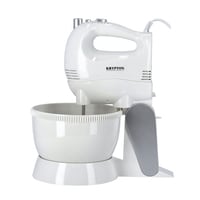 Krypton 250W Electric Hand &amp; Stand Mixer - Rotating Mixing Bowl For Bread &amp; Dough, 5 Speed Control, Eject Button, Turbo Function, A Pair Of Beaters &amp; Dough Hooks, Ideal For Cakes, Breads, Cookies