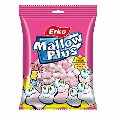 Buy Erko Marshmallow Pink and White Mini 100GR Online - Shop Food Cupboard  on Carrefour Lebanon