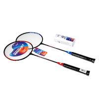 Supreme Sports Badminton Racket with Shuttlecock Set Multicolour 5 PCS