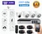 Tomvision - 4Channel AHD Camera KIT 2Megapixels/720P CCTV Security Recording System Kit 3Pcs Outdoor Bullet 1Pc Indoor Camera and P2P Cloud Alarm System Home Security (4Channel(No HDD), 1Indoor&amp;3Outdoor)