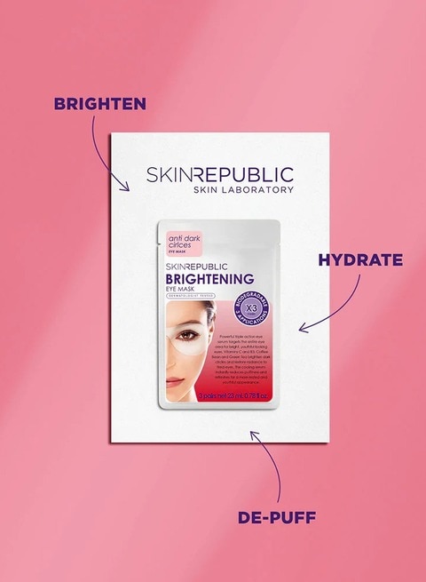 Skin Republic Brightening Eye Mask 23ml 3 Pairs Pack Of 10