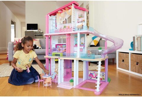 buy barbie dreamhouse dollhouse with pool slide and elevator online shop toys outdoor on carrefour uae