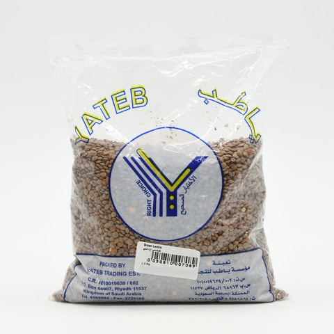 Yateb Brown Lentils 1kg