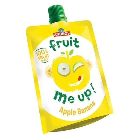 Andros Fruit Me Up! Apple Banana Flavoured Fruit Snack 90g