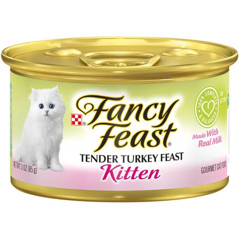 بورينا فانسي فيست طعام قطط رطب تندر كيتن وتيركي 85 غرام