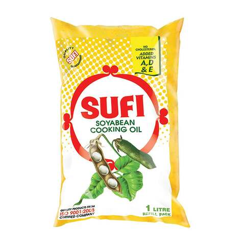 Sufi Soya Bean Oil 1 Litre Pouch
