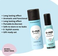 Aromar Oopsie Poopsie Pre-Poo Toilet Spray, Discreet &amp; Portable Original Odor Deodorizer Scents. 2Oz Bottle - Summer Sea