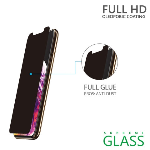 Buy Amazing Thing iPhone XS Max Fully Covered Glass Screen Protector -  Tempered Supreme Glass Online - Shop Smartphones, Tablets & Wearables on  Carrefour UAE